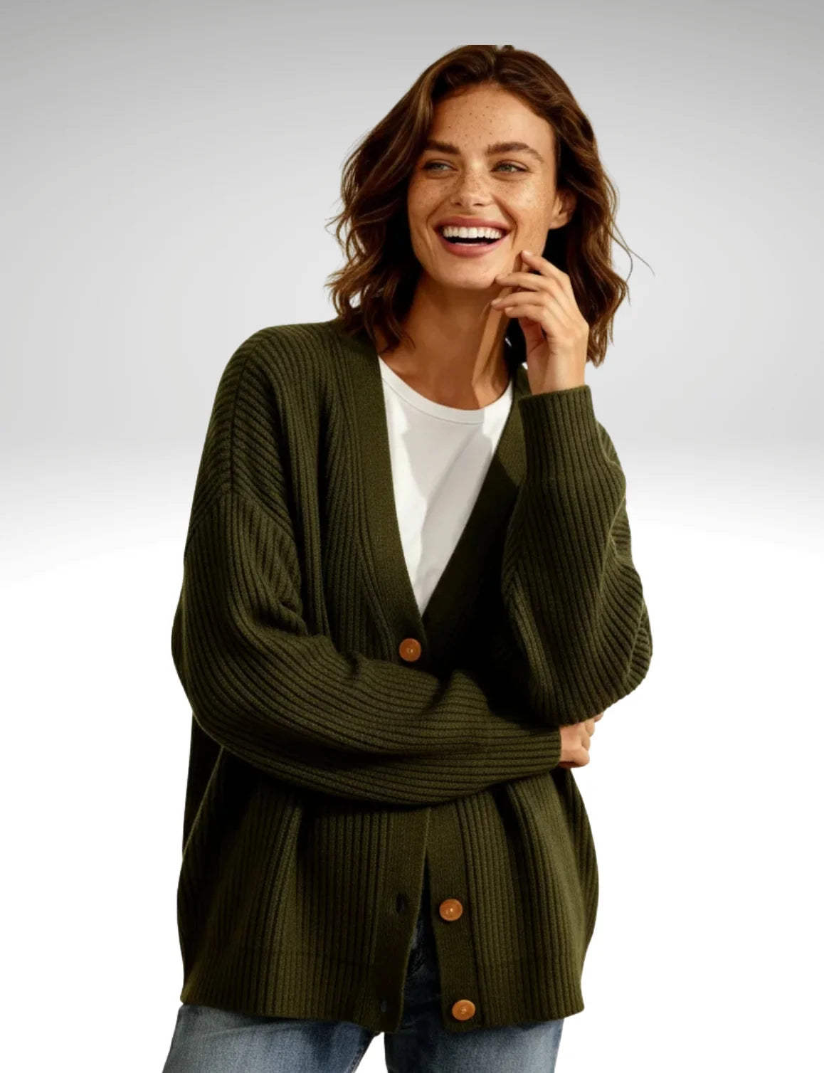 Millfield | Oversized Rib Cardigan