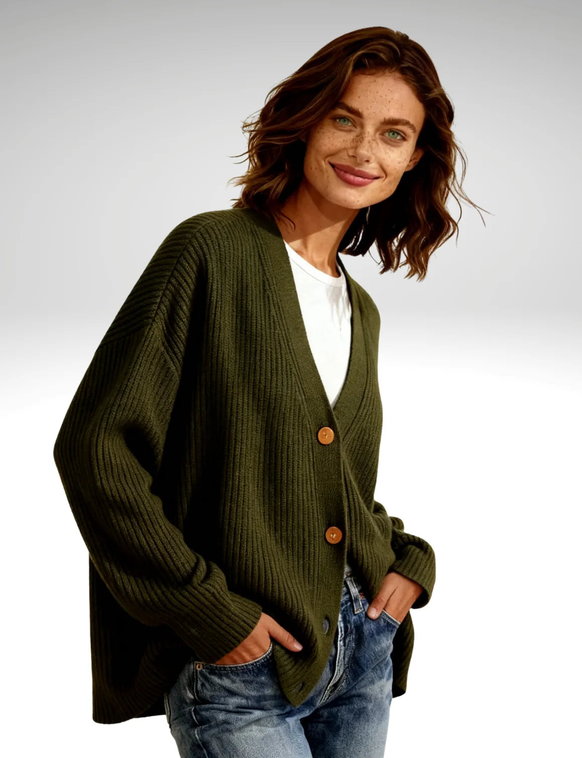 Millfield | Oversized Rib Cardigan