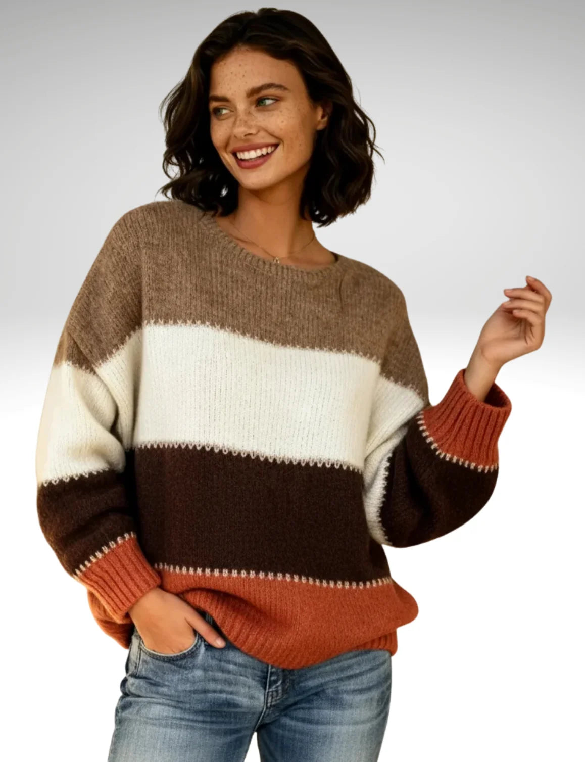 Millfield | Hearthside Colourblock Jumper