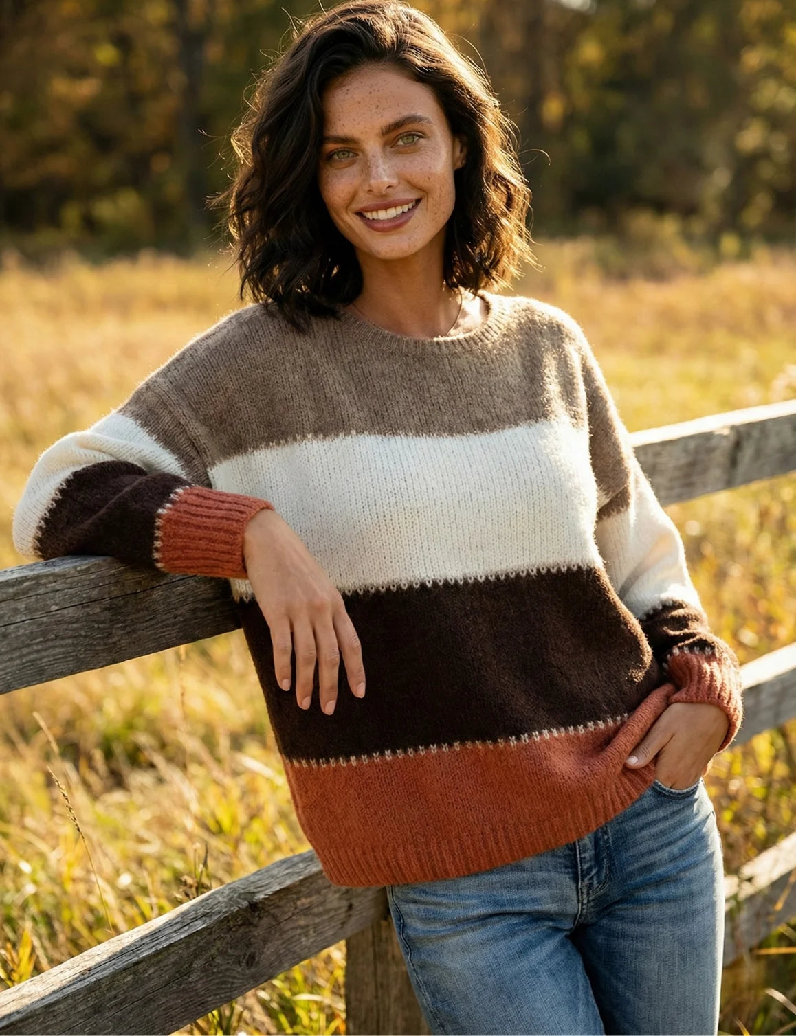 Millfield | Hearthside Colourblock Jumper