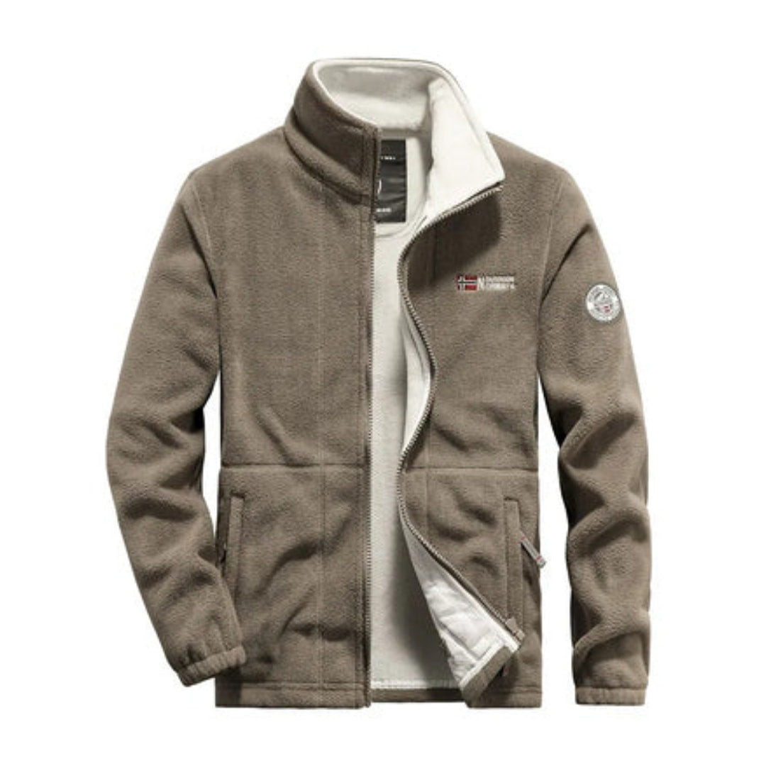 Millfield City Fleece Zip Jacket — Stand Collar