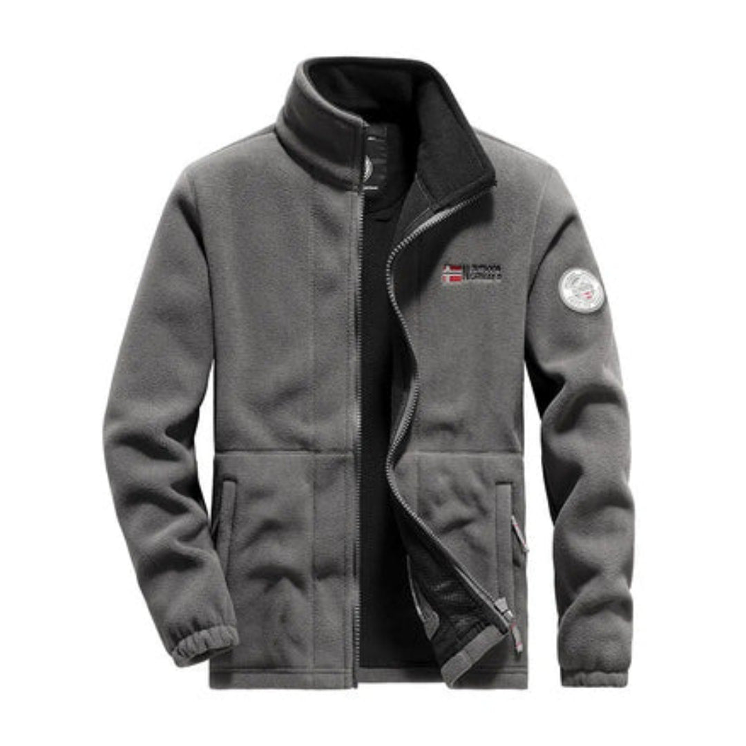 Millfield City Fleece Zip Jacket — Stand Collar