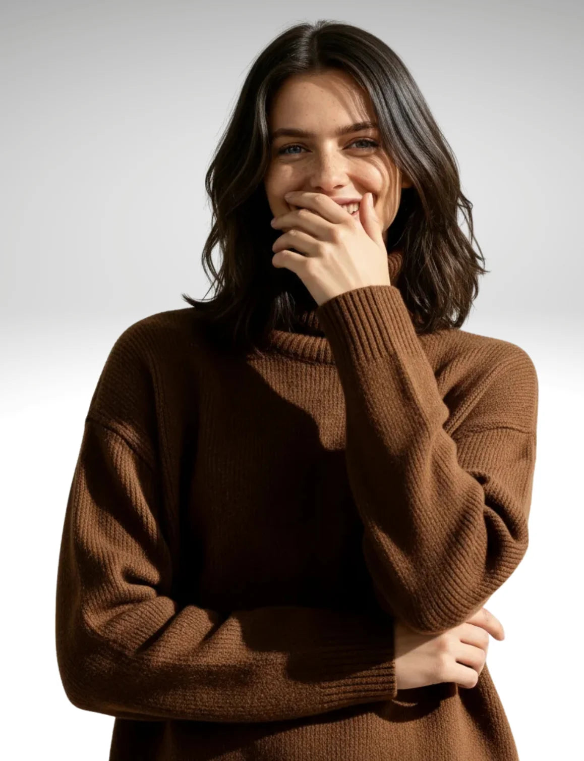 Millfield Oversized Roll-Neck Jumper