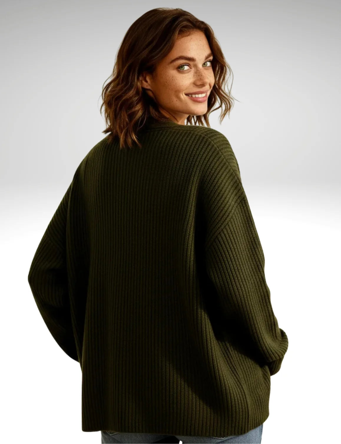 Millfield | Oversized Rib Cardigan