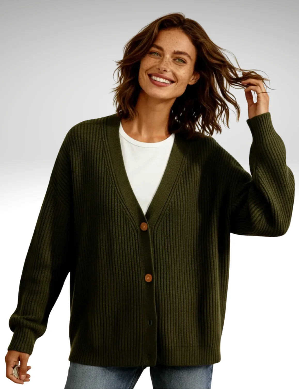 Millfield | Oversized Rib Cardigan