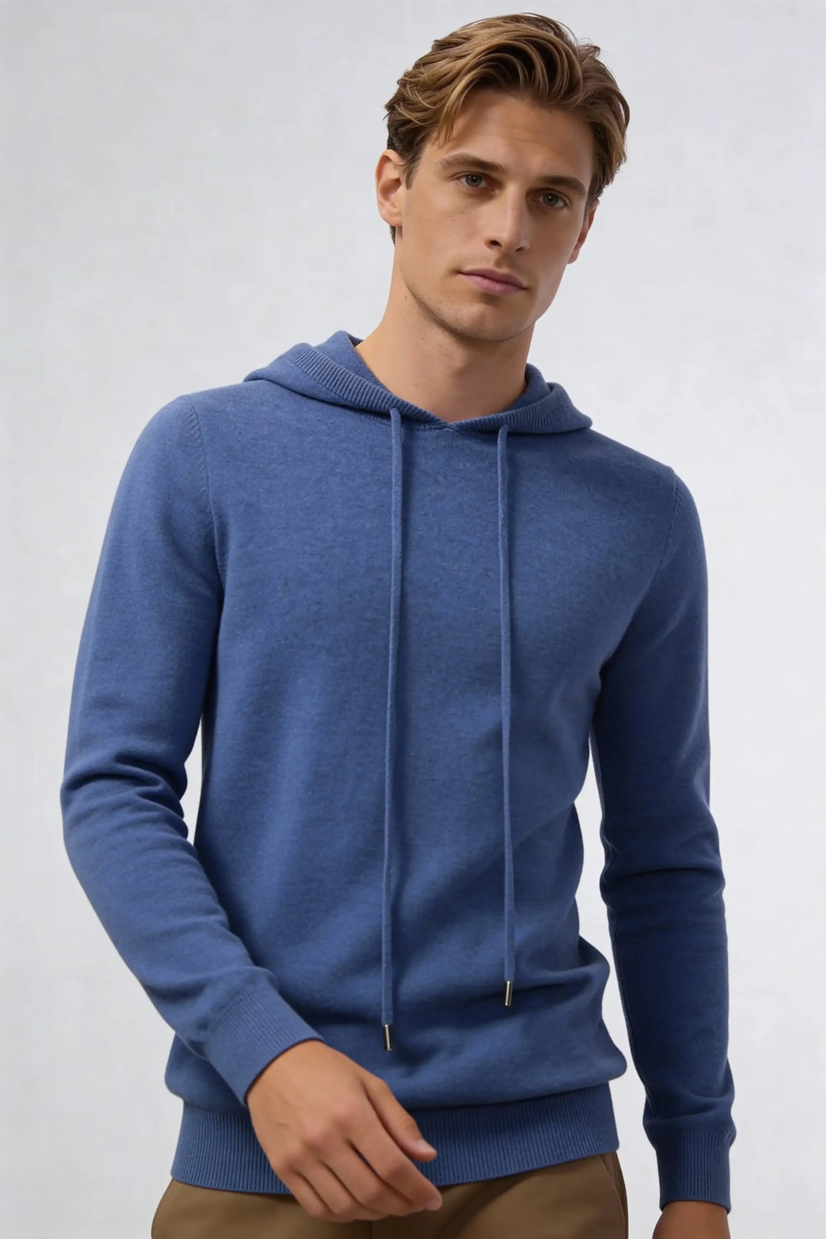 Millfield Oat Knit Hoodie