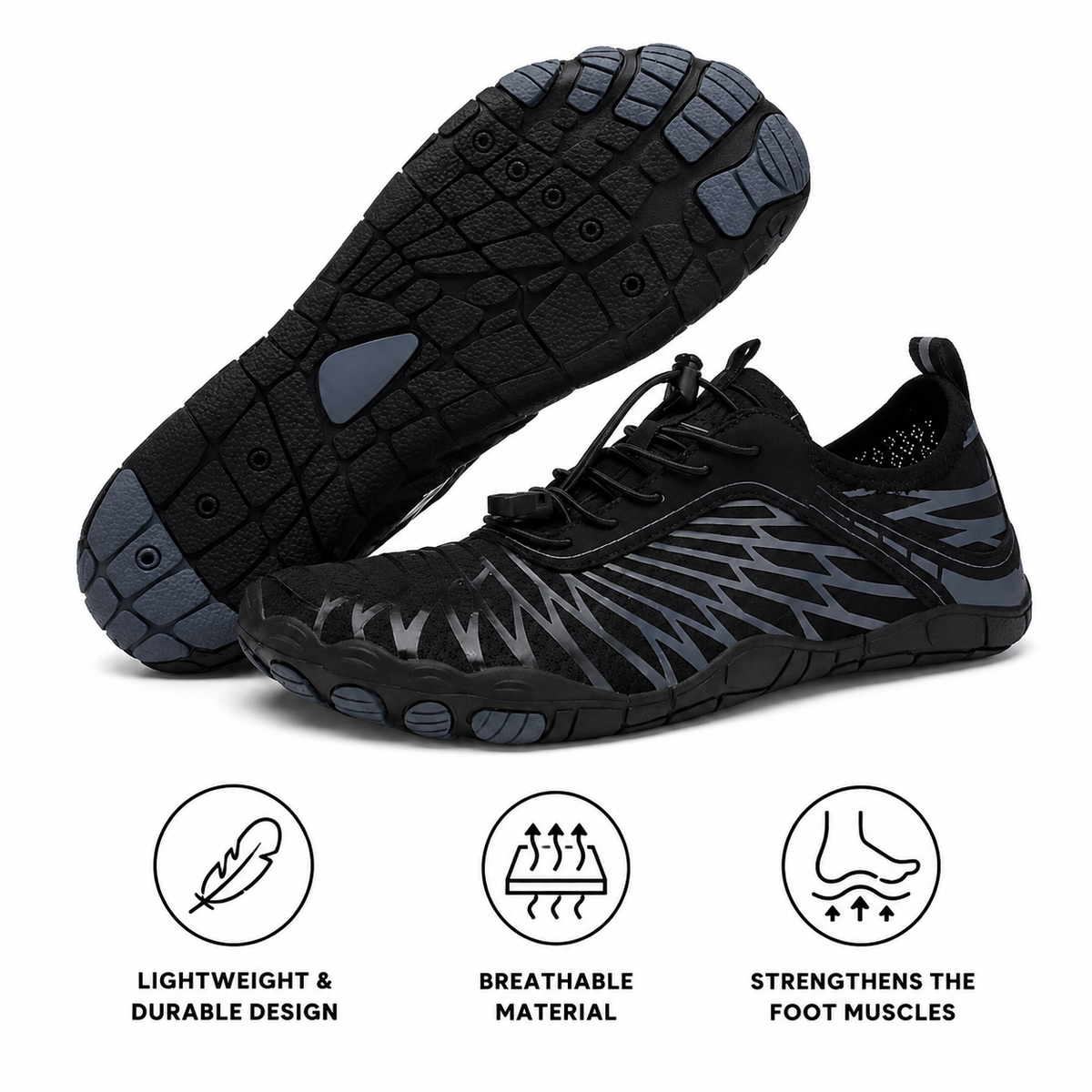 Rambler Pro – Supportive Non-Slip Barefoot Shoes | Unisex | Buy One, Get One Free