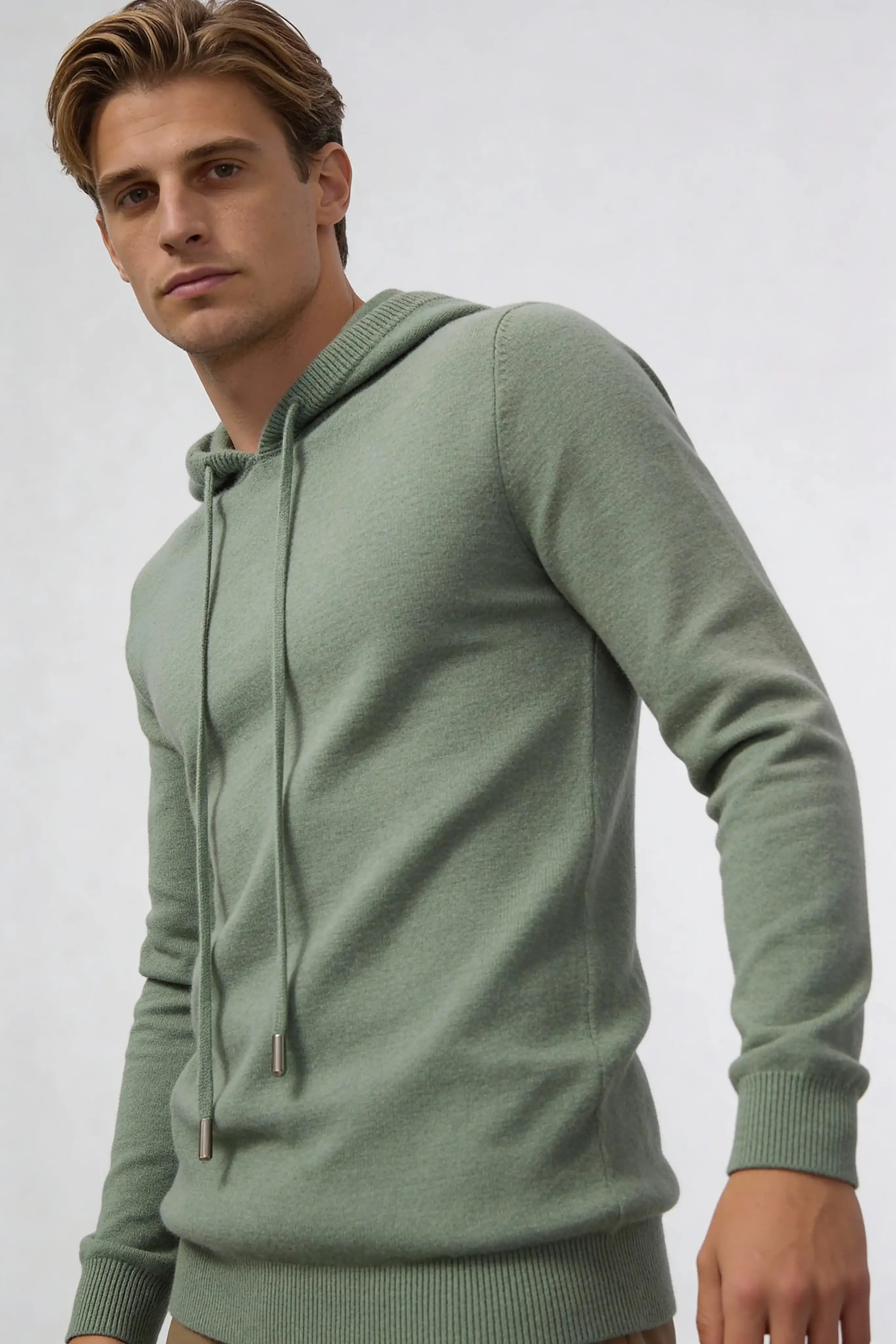 Millfield Oat Knit Hoodie