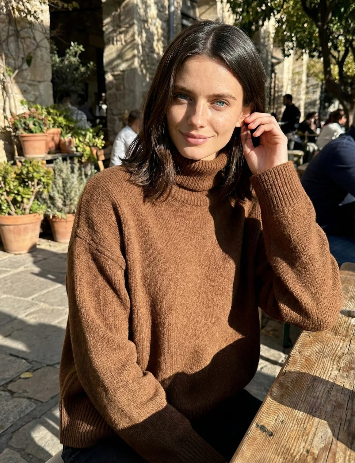 Millfield Oversized Roll-Neck Jumper