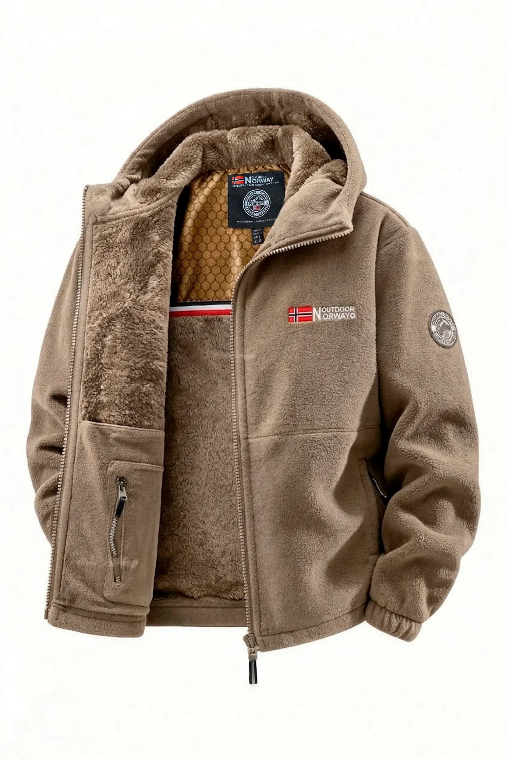 Millfield Norway Sherpa-Lined Hooded Jacket