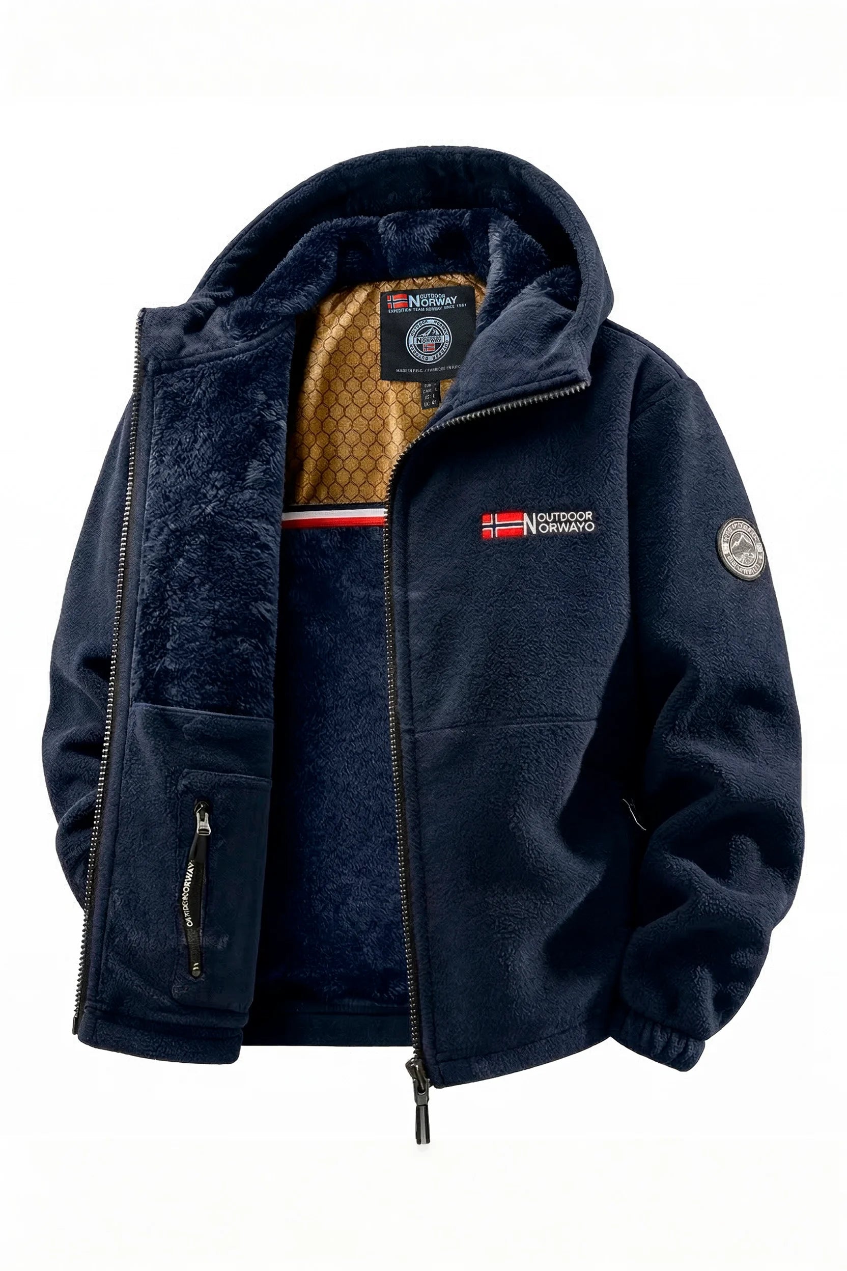 Millfield Norway Sherpa-Lined Hooded Jacket