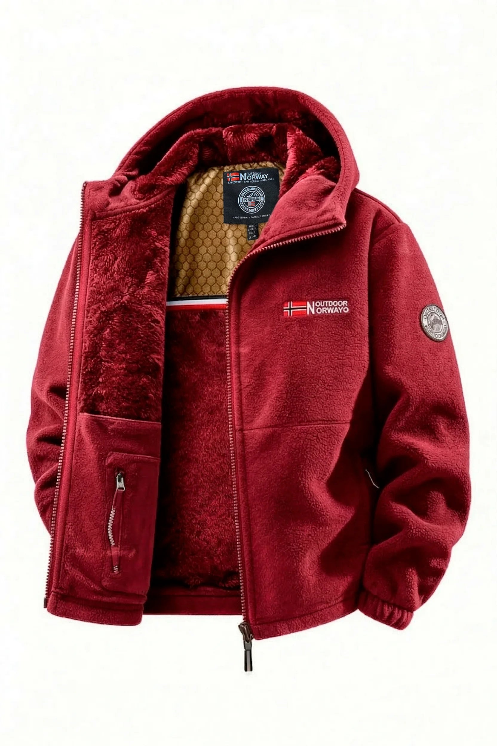 Millfield Norway Sherpa-Lined Hooded Jacket