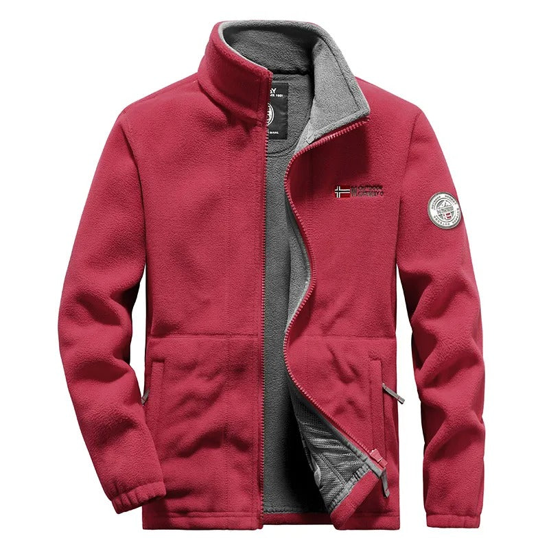 Millfield City Fleece Zip Jacket — Stand Collar