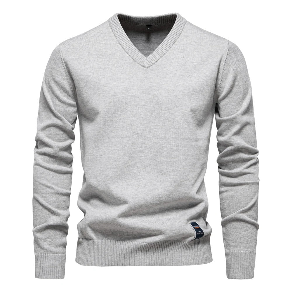 Millfield Studio Merino V‑Neck Jumper