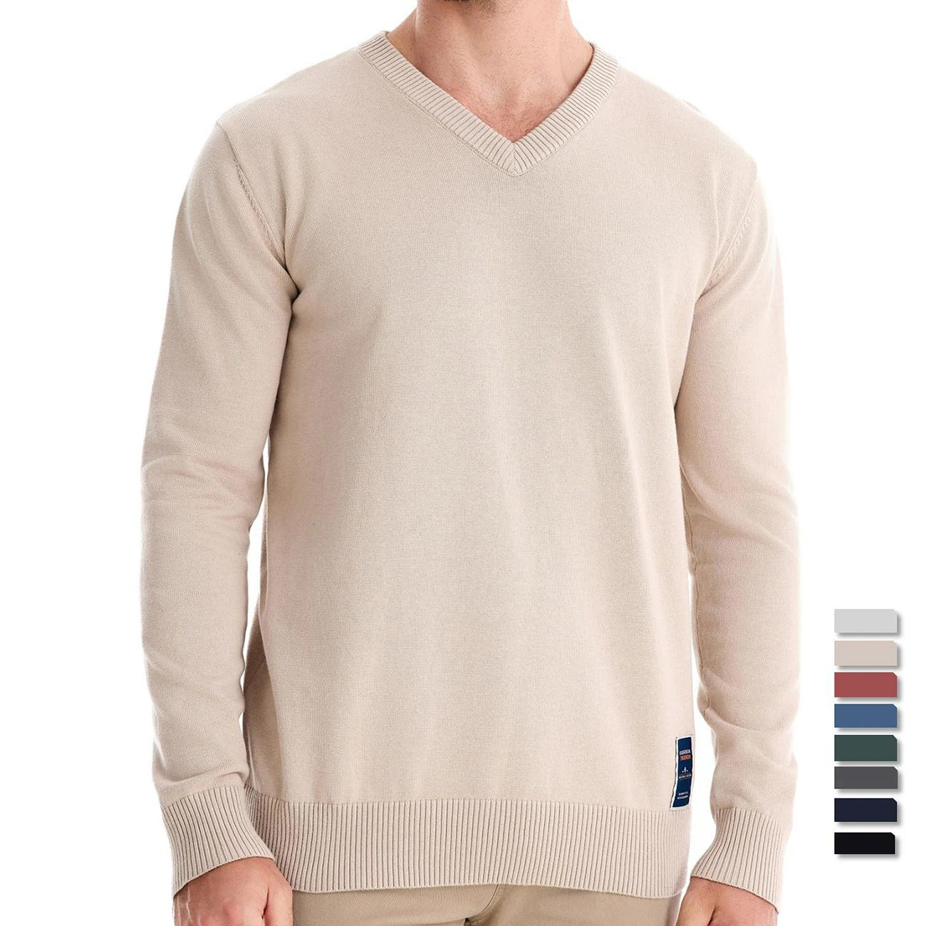 Millfield Studio Merino V‑Neck Jumper