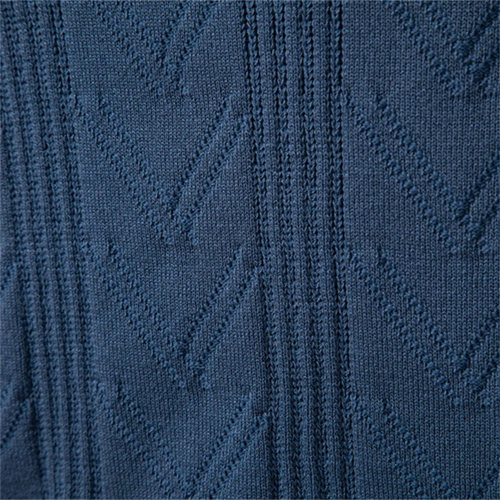 Millfield Chevron Polo‑Knit Jumper