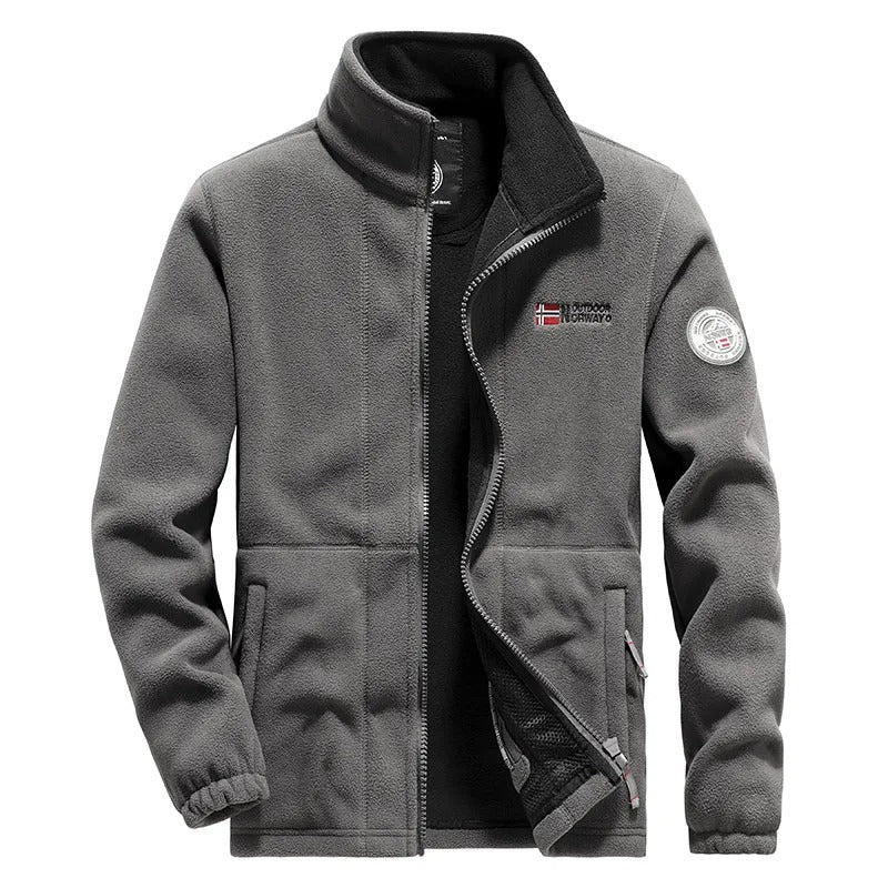 Millfield City Fleece Zip Jacket — Stand Collar