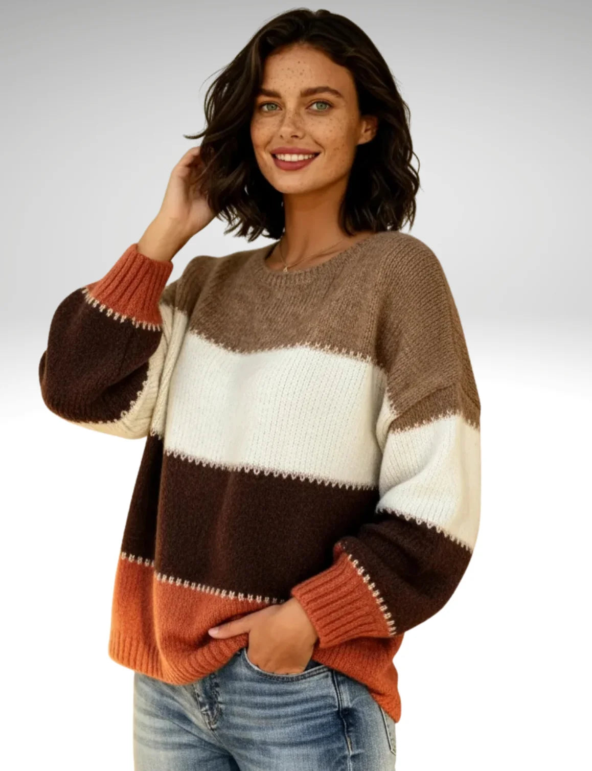 Millfield | Hearthside Colourblock Jumper