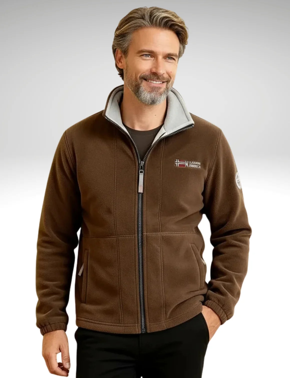 Millfield City Fleece Zip Jacket — Stand Collar