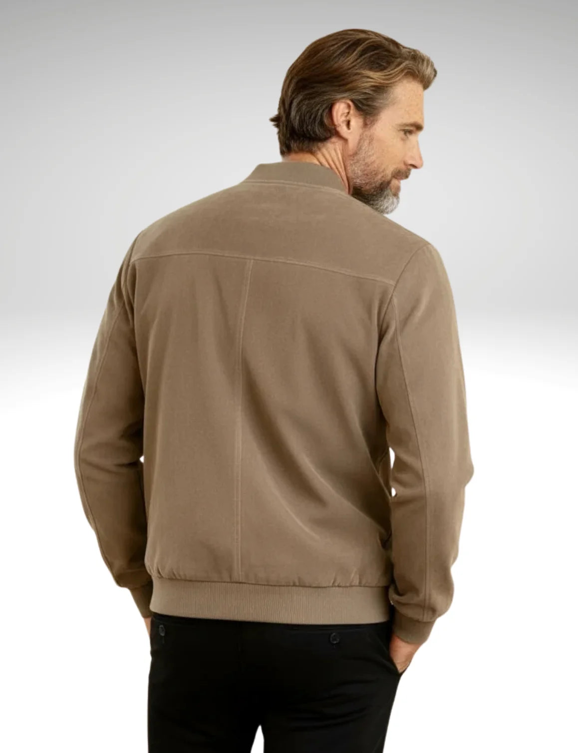 Millfield City Bomber Jacket — Minimal Stand Collar