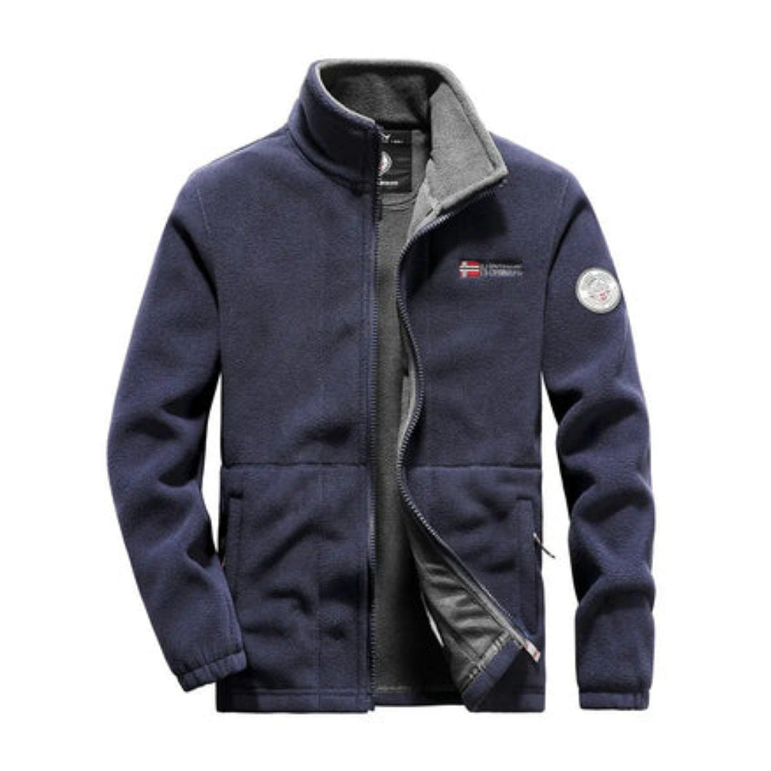 Millfield City Fleece Zip Jacket — Stand Collar