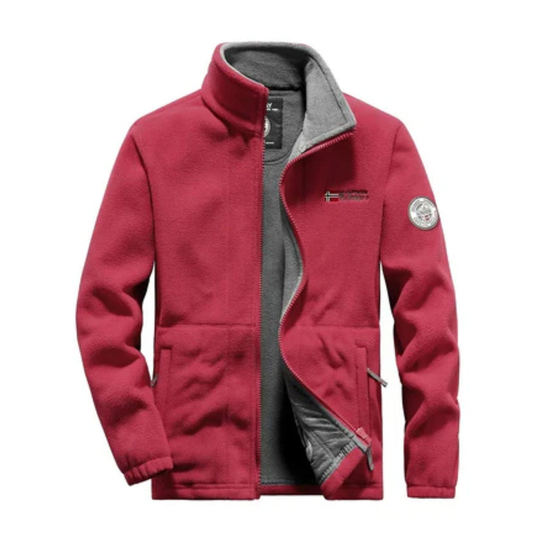 Millfield City Fleece Zip Jacket — Stand Collar