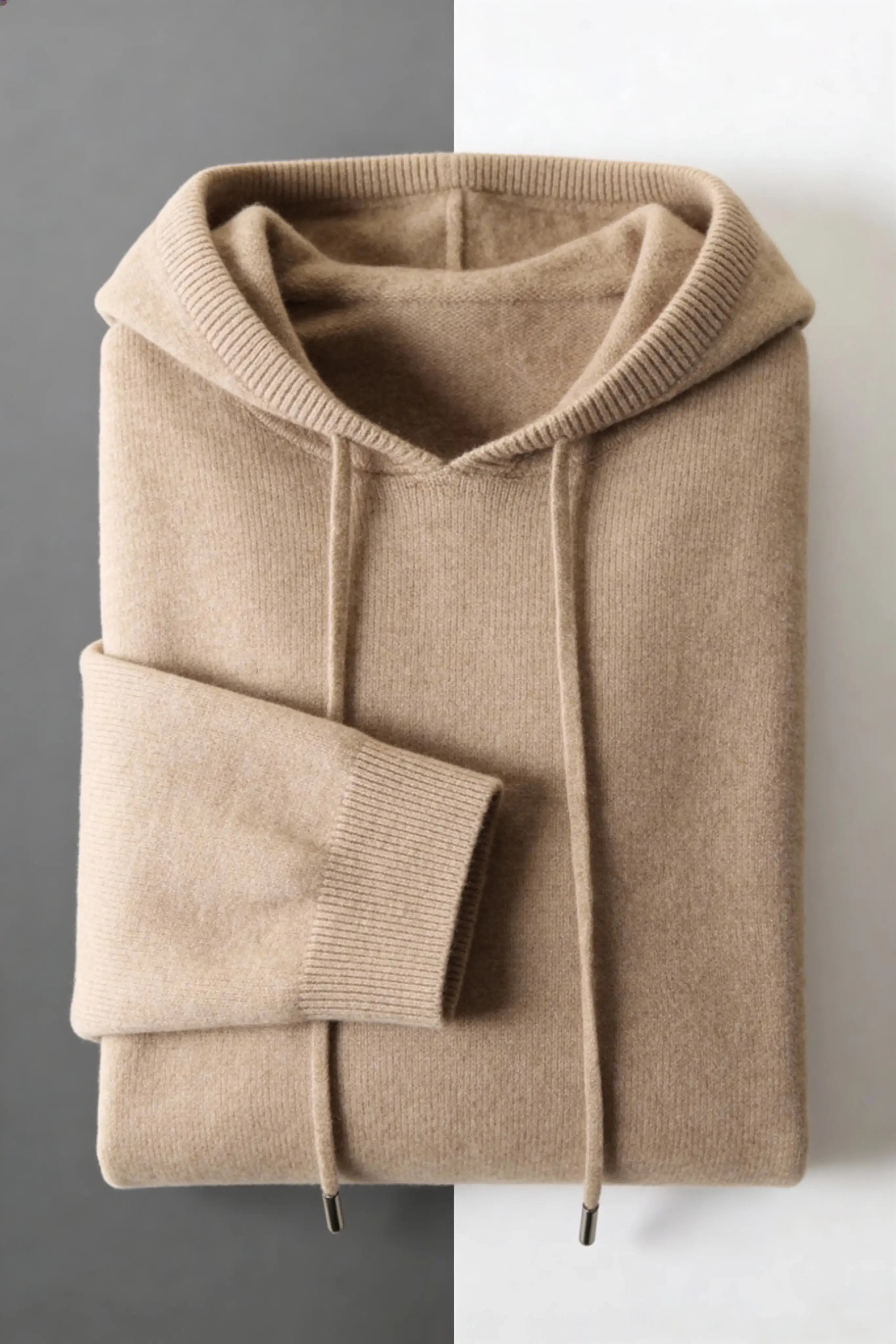 Millfield Oat Knit Hoodie