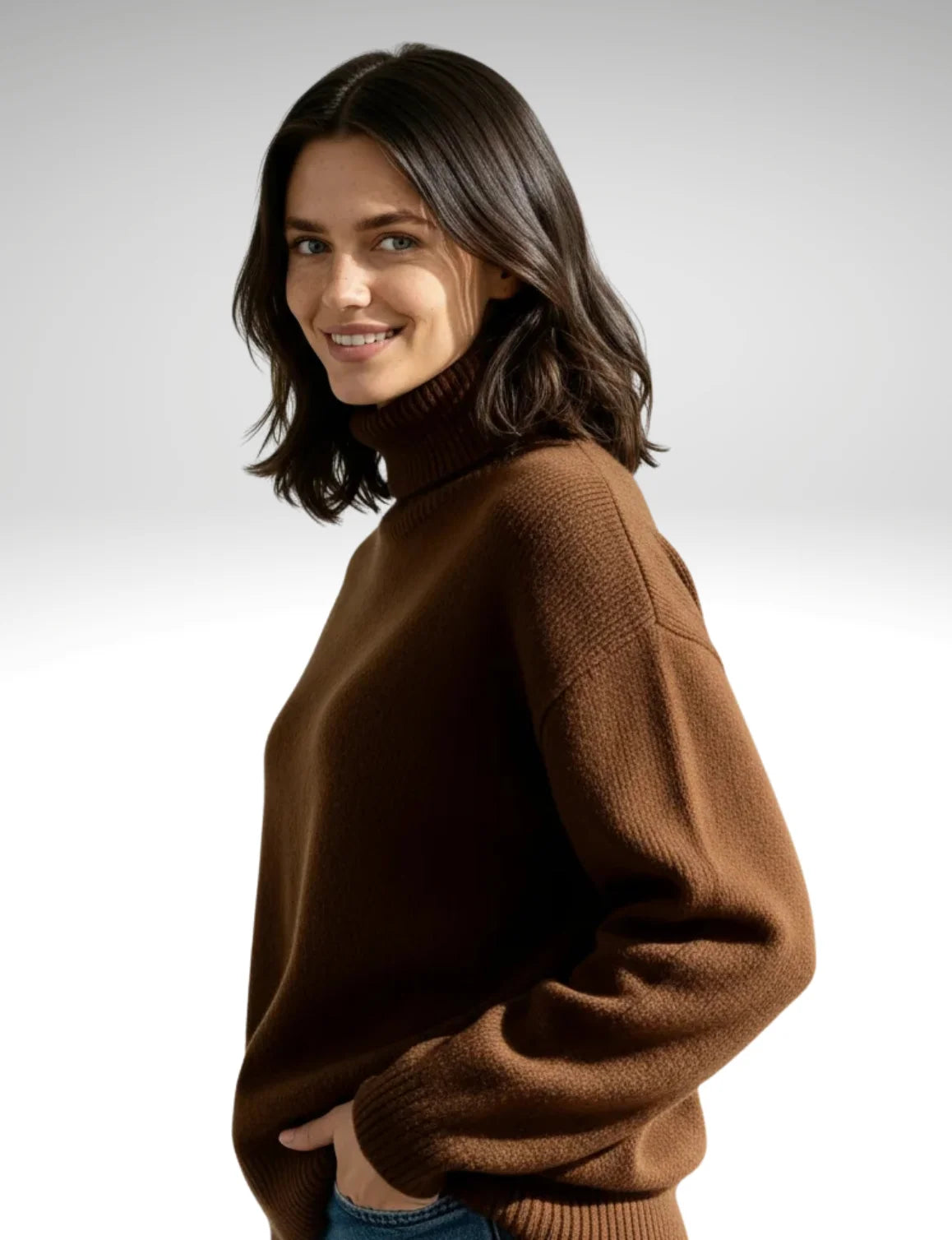 Millfield Oversized Roll-Neck Jumper