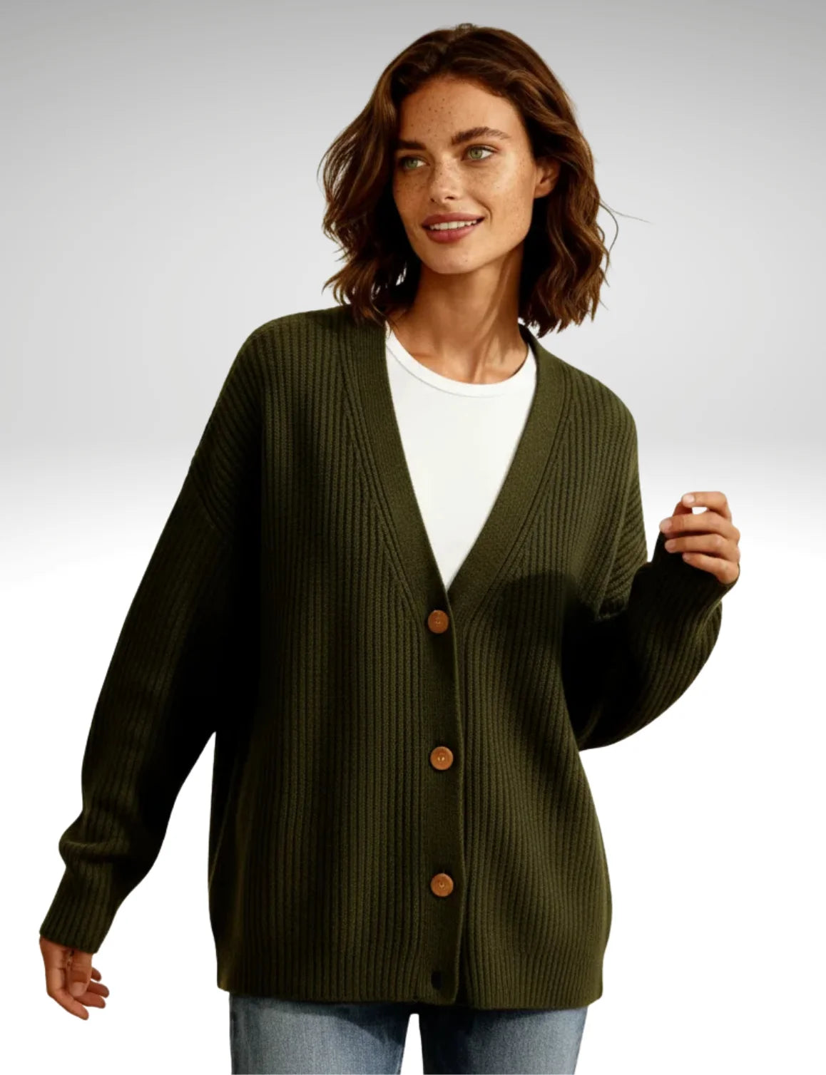 Millfield | Oversized Rib Cardigan