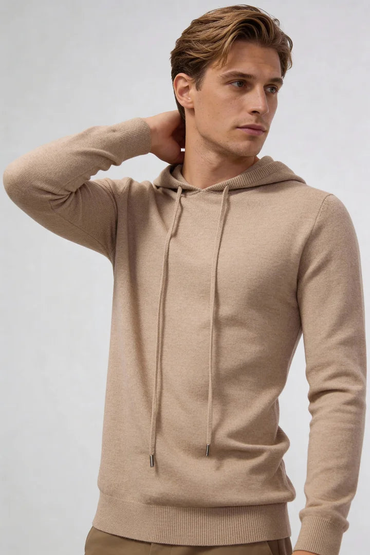 Millfield Oat Knit Hoodie