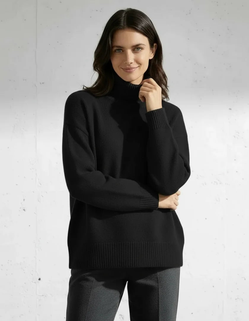 Millfield Oversized Roll-Neck Jumper