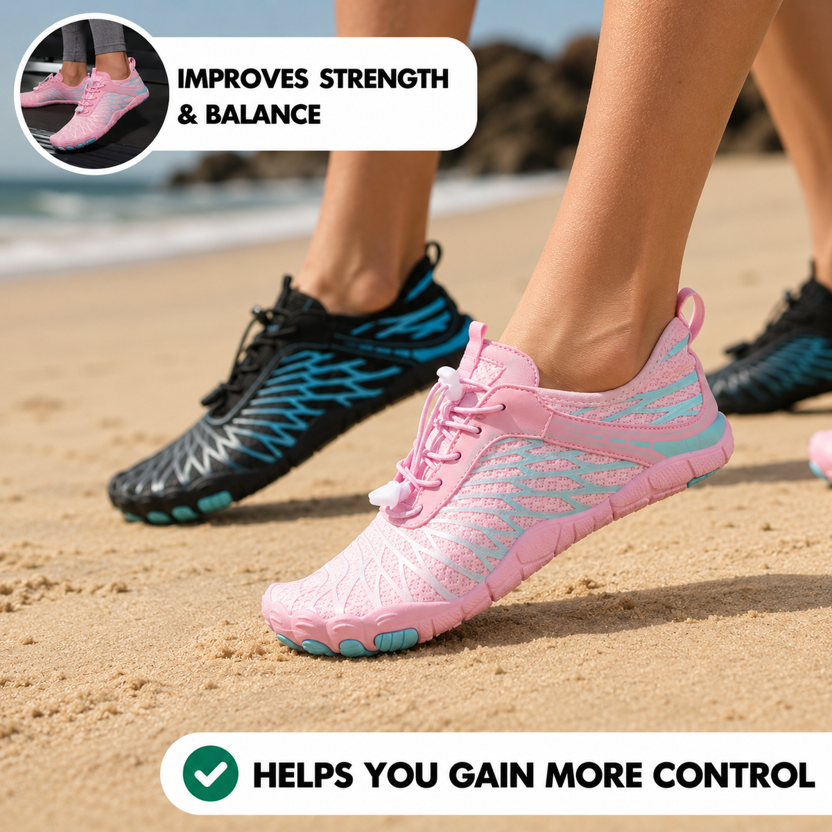 Rambler Pro – Supportive Non-Slip Barefoot Shoes | Unisex | Buy One, Get One Free