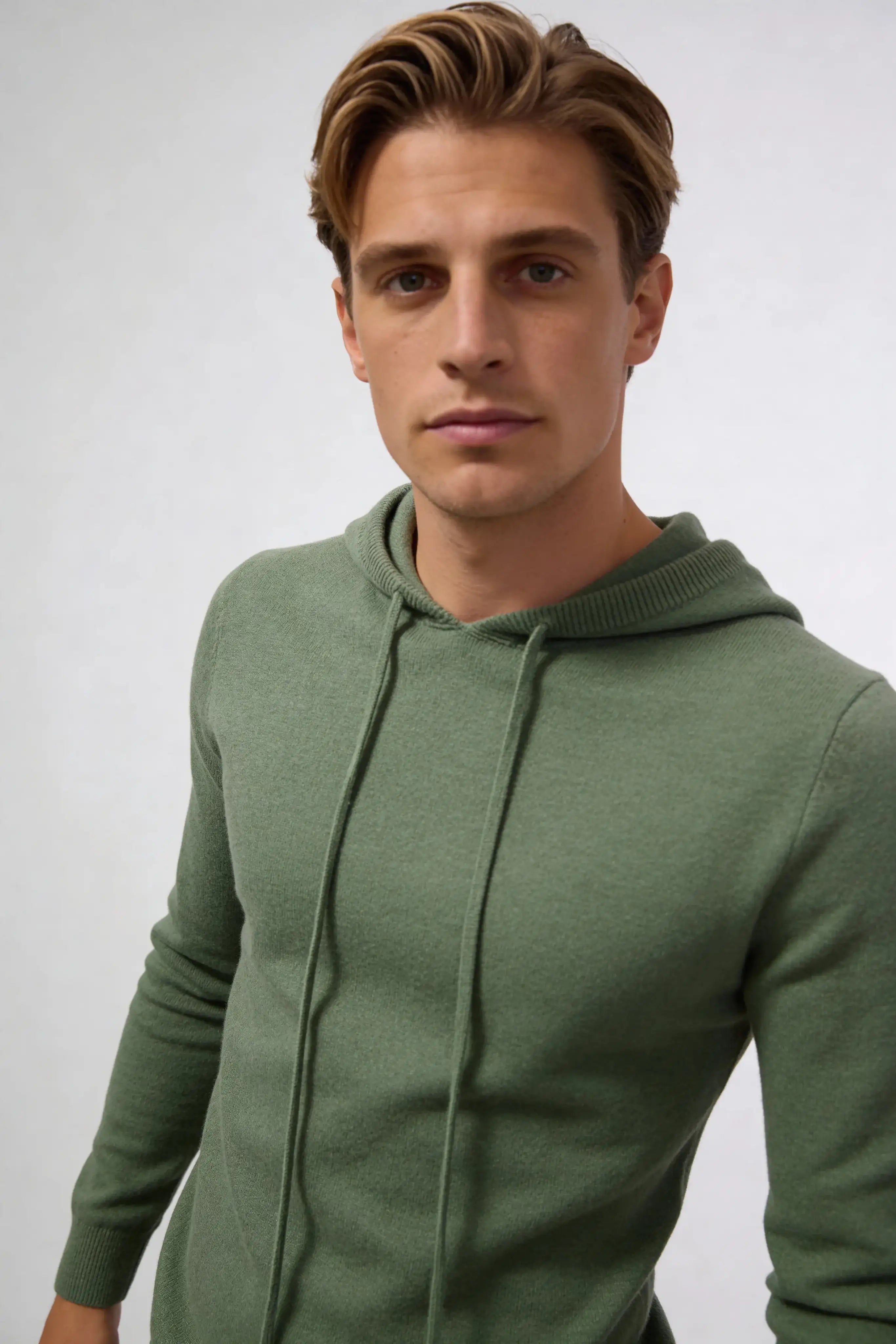 Millfield Oat Knit Hoodie