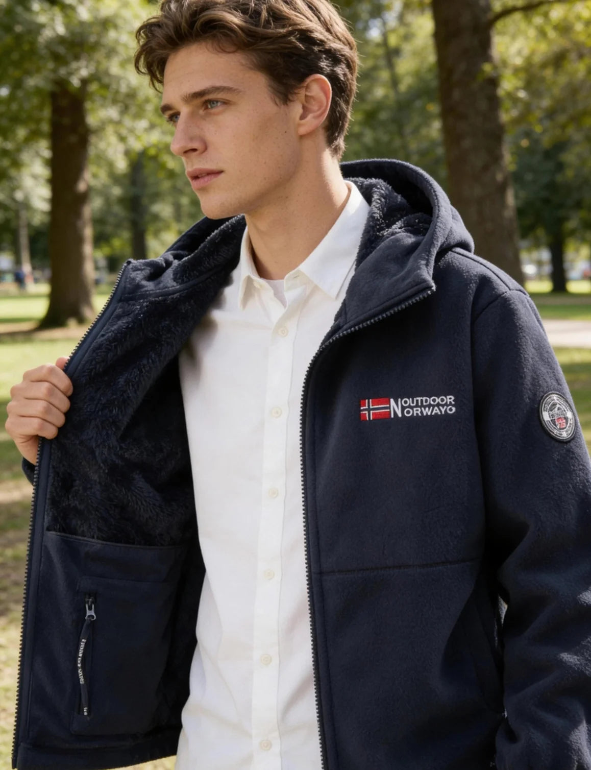 Millfield Norway Sherpa-Lined Hooded Jacket