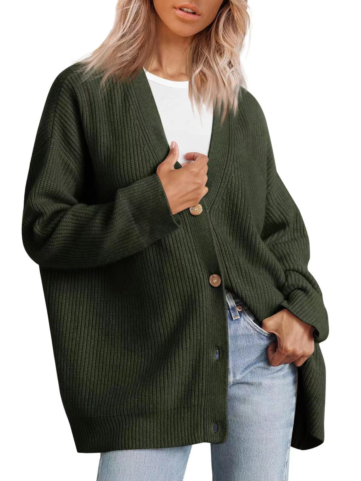 Millfield | Oversized Rib Cardigan