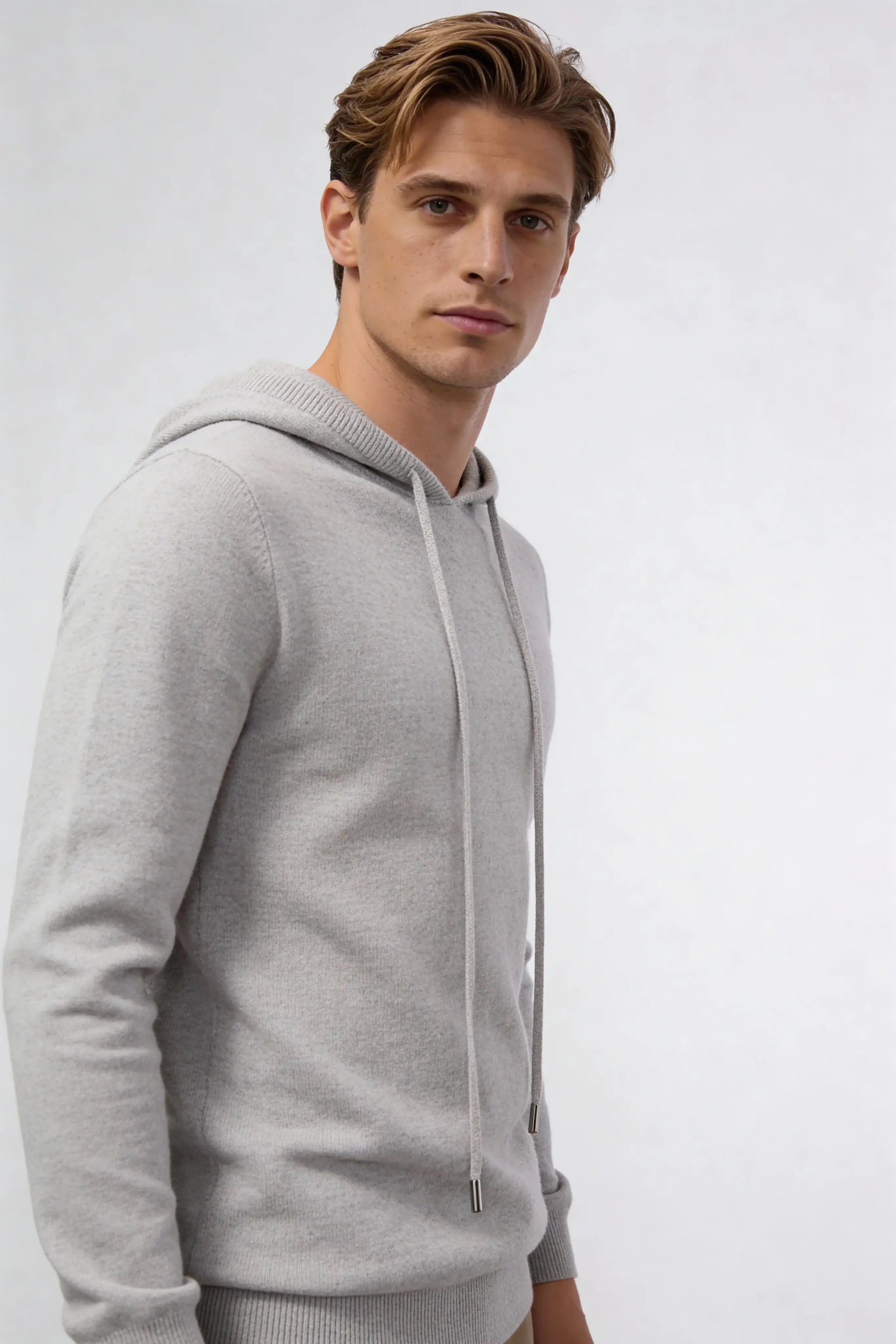 Millfield Oat Knit Hoodie