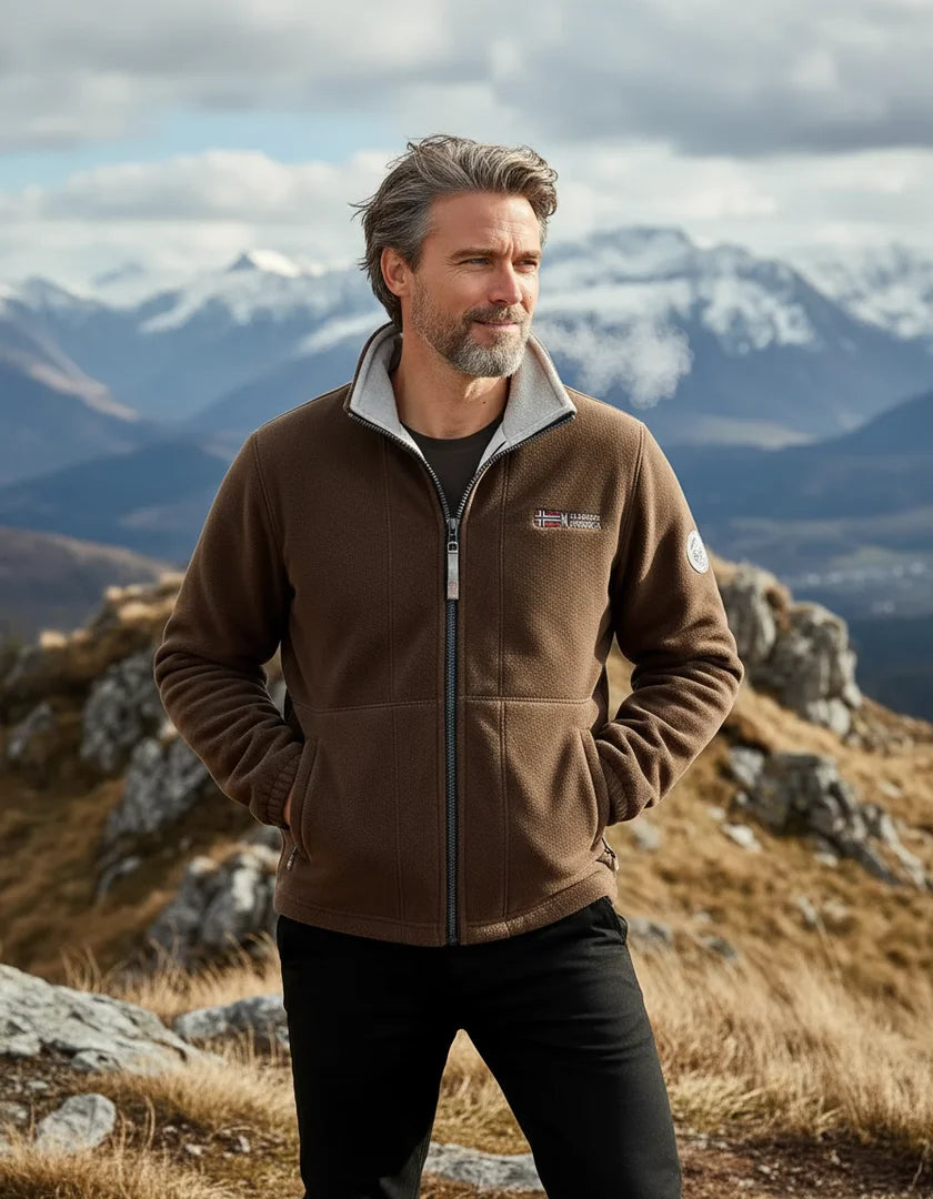 Millfield City Fleece Zip Jacket — Stand Collar