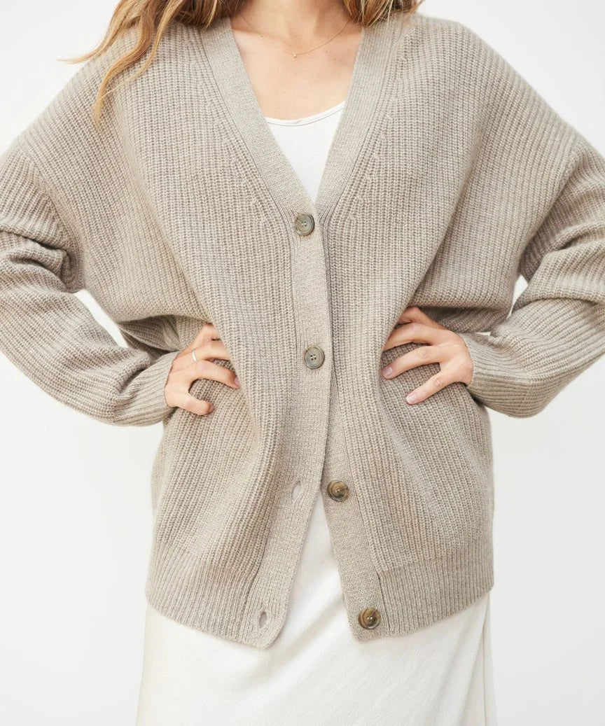 Millfield | Oversized Rib Cardigan