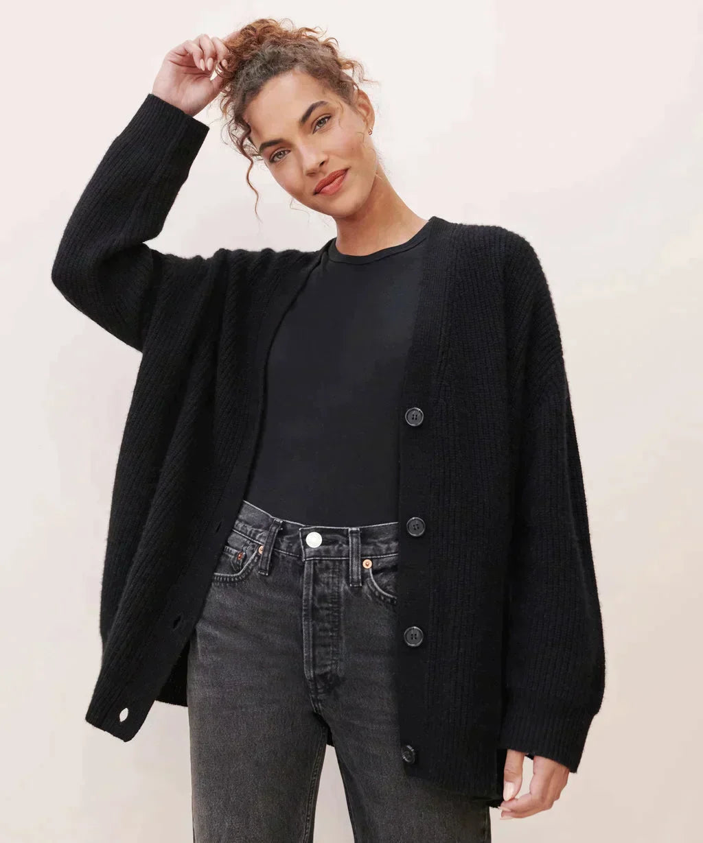 Millfield | Oversized Rib Cardigan