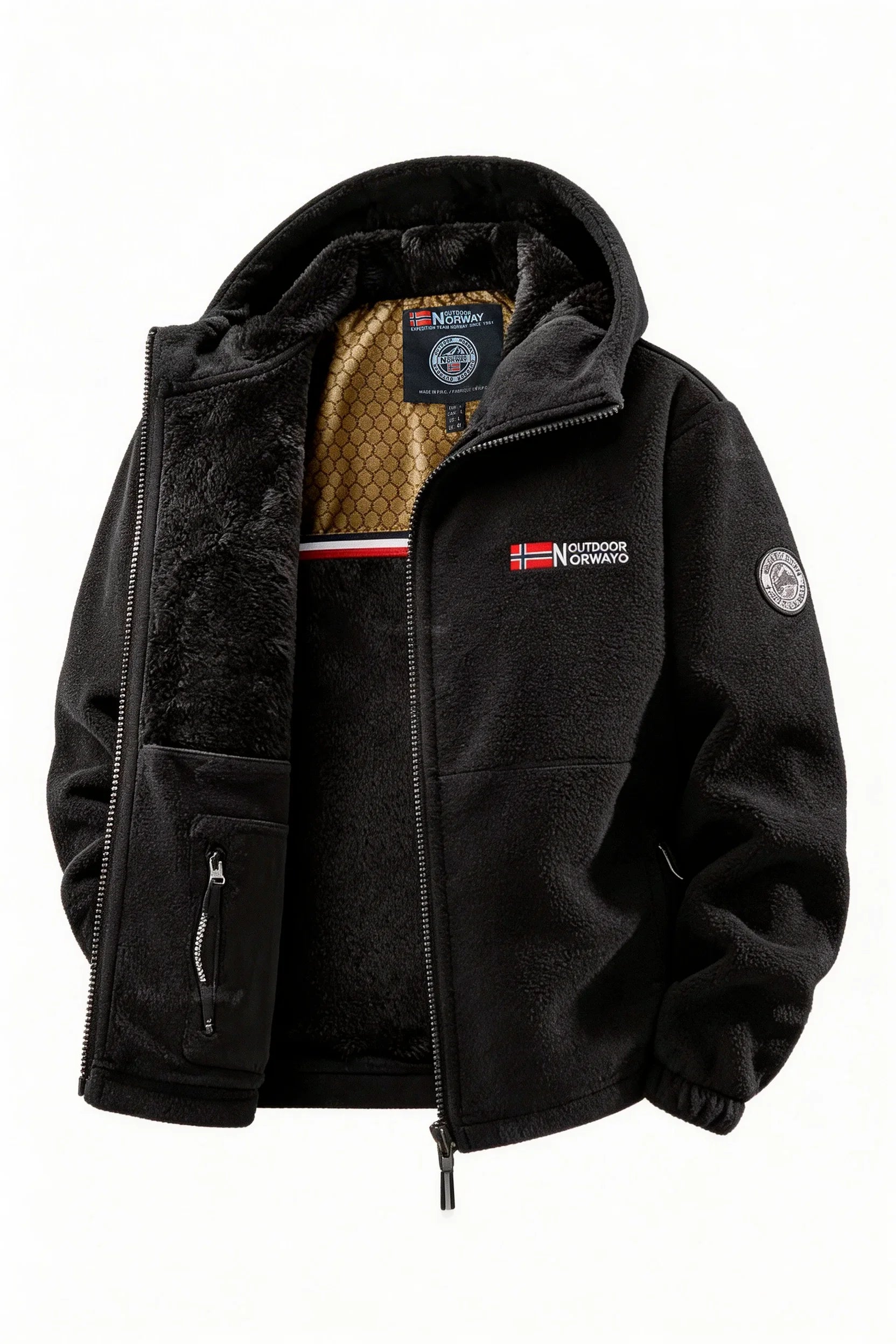 Millfield Norway Sherpa-Lined Hooded Jacket