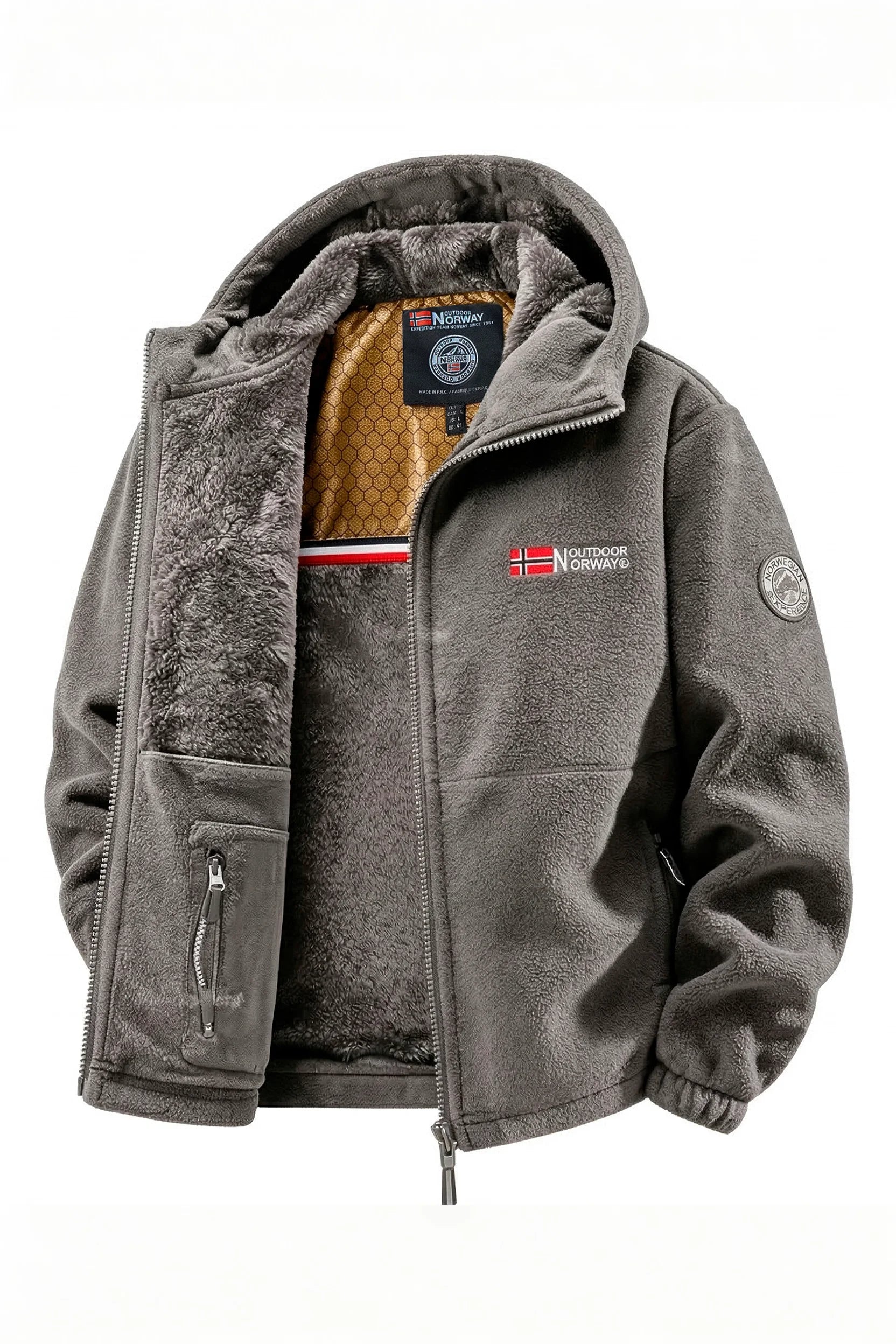 Millfield Norway Sherpa-Lined Hooded Jacket