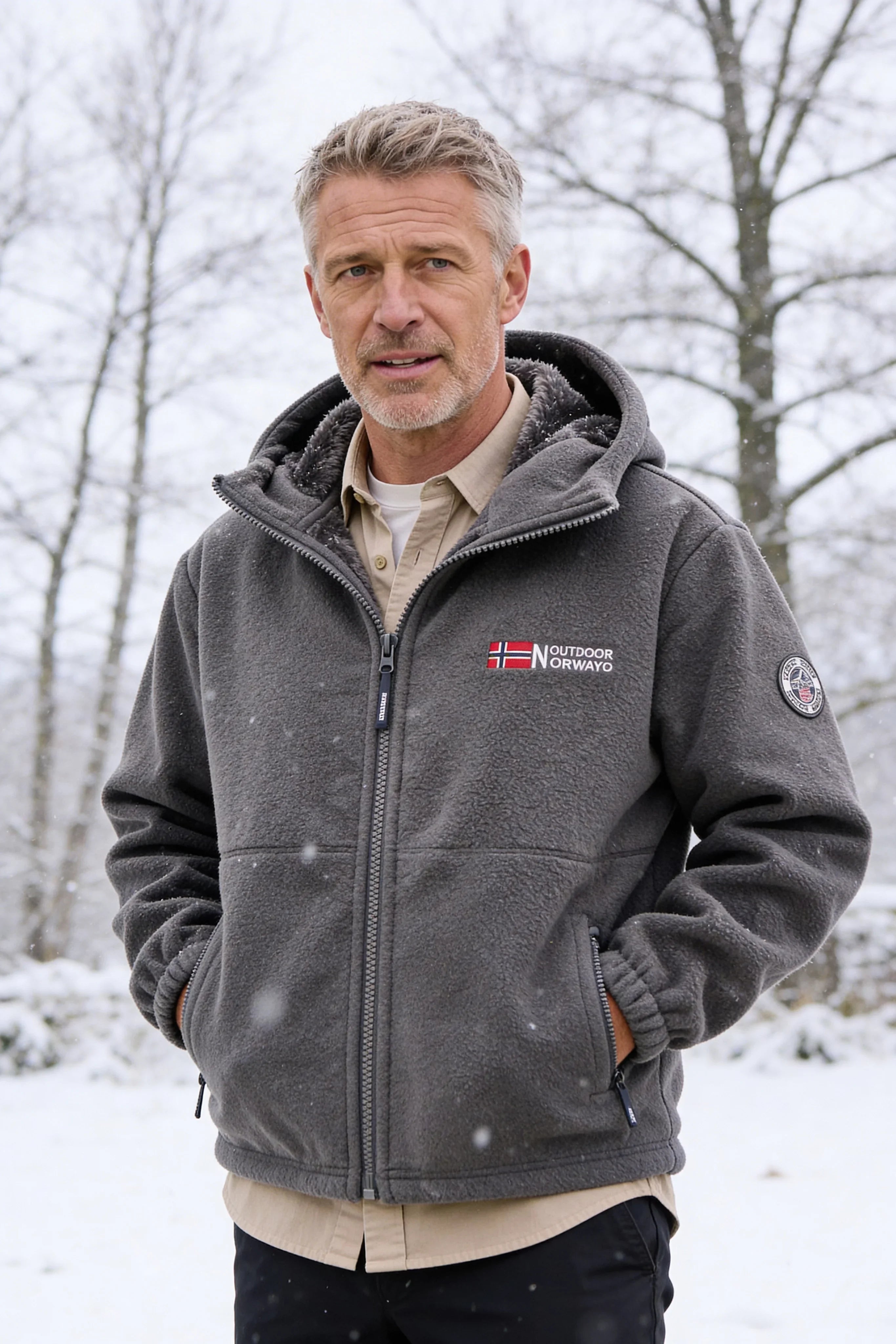 Millfield Norway Sherpa-Lined Hooded Jacket