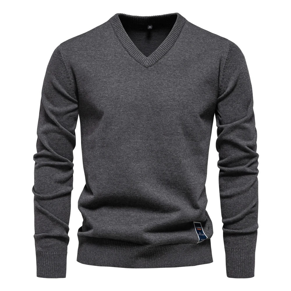 Millfield Studio Merino V‑Neck Jumper