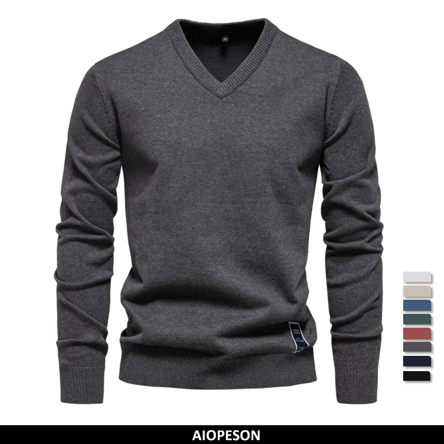 Millfield Studio Merino V‑Neck Jumper