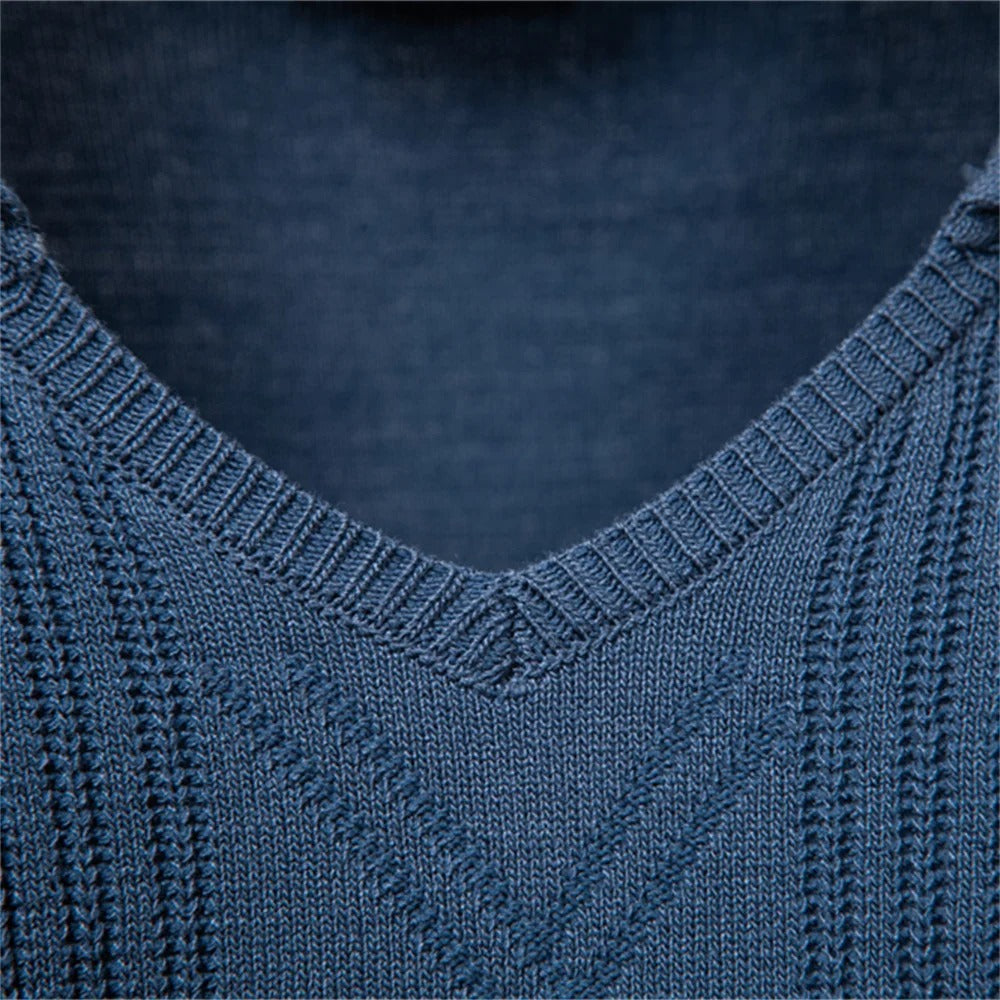 Millfield Chevron Polo‑Knit Jumper